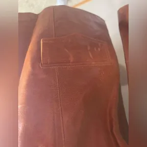 For Joseph 100% leather coat camel color size large thumbnail 6