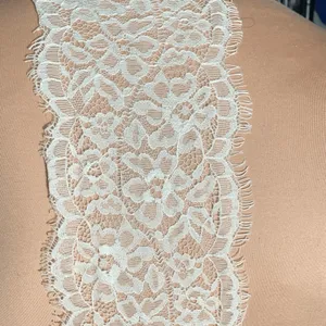 FT Black Satin Camisole Ivory Lace‎ Trim Adjustable Spaghetti Strap Large Top thumbnail 8