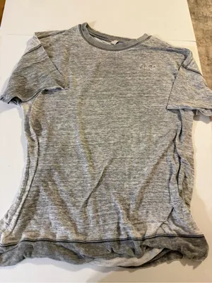 Free People Cozy Cool Girl Women's Heather Gray Short Sleeve Sleep T-Shirt Soft thumbnail 1