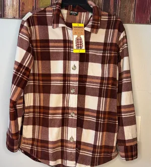 Eddie Bauer Ladies' Microfleece Button-Up Shirt thumbnail 1