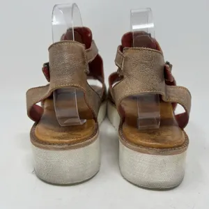 Bed Stu Clancy Buckle Platform Sandals Women's Size 10 Brown Leather Boho Rustic thumbnail 9