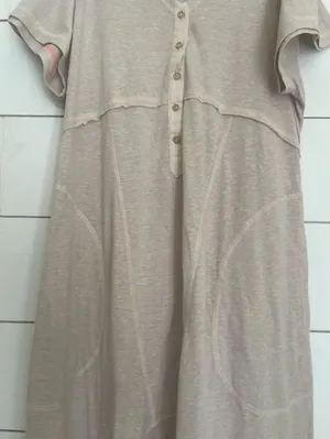 Nwot Free People Pillow Talk Henley Romper thumbnail 4