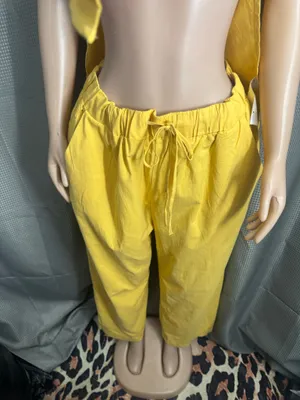 New size 2XL two piece set Yellow thumbnail 3