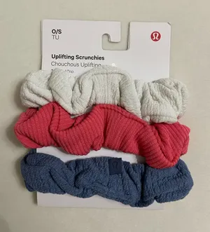 lululemon athletica NWT Uplifting 3 Pack Hair Scrunchie Ponytail Accessory thumbnail 1