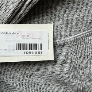 Outdoor Voices Warmup 10” Biker Shorts Ash Grey‎ Pocket Compression Size XS NEW thumbnail 6