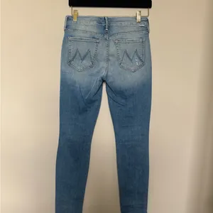 MOTHER Light Blue Skinny Jeans thumbnail 2