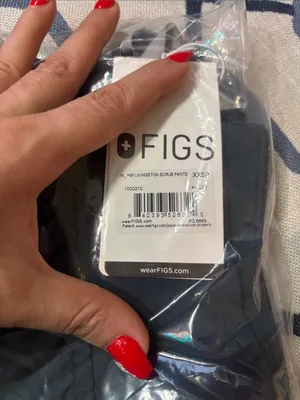 FIGS women’s high waisted Livingston Scrub pant in Navy Size XXS/P NWT! thumbnail 3