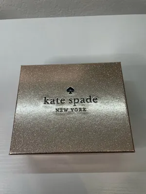 Kate Spade Silver Glitter Slim Card Holder Silver Lunar Light NWT thumbnail 7