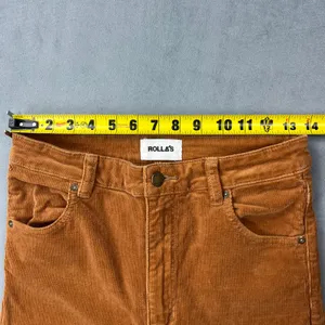 Rolla's Eastcoast Flare Pants 29 Camel Brown Corduroy High Rise 70s Retro thumbnail 6