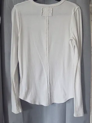 We The Free Jamie Henley from Free People Ivory Top L thumbnail 4