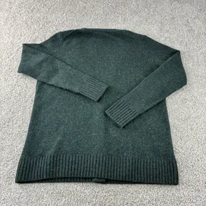 Madewell Cardigan Sweater Womens Small‎ Green Knit Ribbed Open Front Pockets thumbnail 5