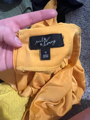 Yellow Flowy Pants thumbnail 3