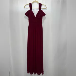 NWOT Lulus Make Me Move Burgundy Maxi Dress thumbnail 7