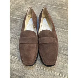 Amalfi by Rangoni Giuliano Loafer Italy made Castagno Cashmere brown Size‎ 8.5 W thumbnail 2