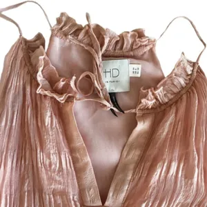HD in Paris tender texture silk halter neck blouse Pastel Pink Size 0 thumbnail 6