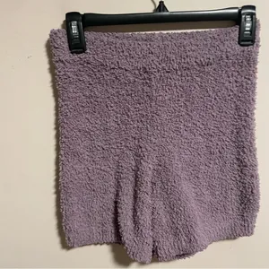 Aritzia The Group Babaton Retrea Fuzzy Lounge Short Purple- Size Small thumbnail 4