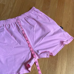 OOQONQ Women’s Pink Pajama Shorts Set Crew Neck Short Sleeve Cotton M thumbnail 10
