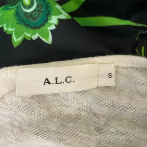 A.L.C. coquette white linen ruffled wrap top Size Small thumbnail 4