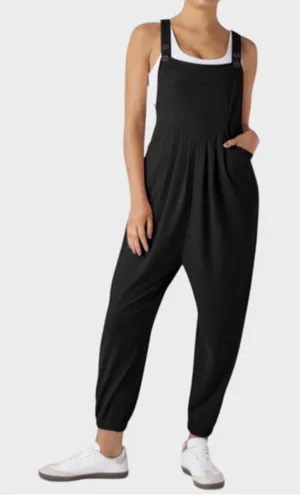 Size L (Reg) Halara Pockets Waffle Casual Jogger Overalls thumbnail 1