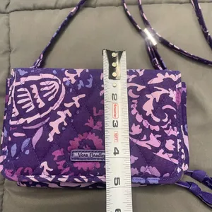 Vera Bradley 3 in 1 Crossbody Bag Purple Floral thumbnail 3