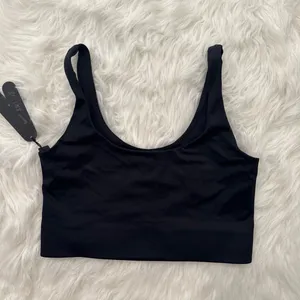 Nike Skims Shine Scoop Neck Longline Bra Obsidian Size Small thumbnail 4