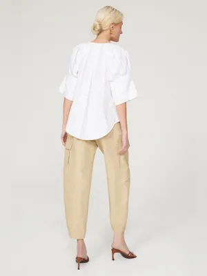 ALC Frank Chloe White Blouse | Size 4 thumbnail 3