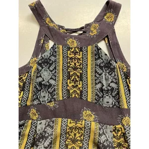 Free People maxi dress ties up back sz 8 thumbnail 6