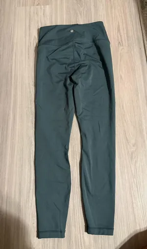 YOGALICIOUS LUX Women’s Leggings Pants XS Green Full Length thumbnail 3