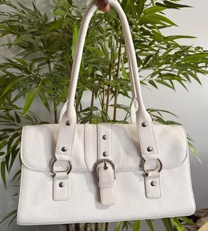 Y2K 2000s Trendy Baddie Preppy Real Leather Shoulder Hand Bag Purse #Coquette #Streetwear Office Siren Old Money Quiet Luxury thumbnail 1