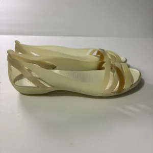 Crocs Women's Isabella Huarache II Open Toe Jelly Sandals Slip On Size 6 Oyster thumbnail 4