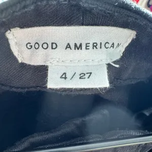 NWT GOOD AMERICAN - Black Good Legs Skinny Jeans - $129 - Size 4/27 waist thumbnail 7