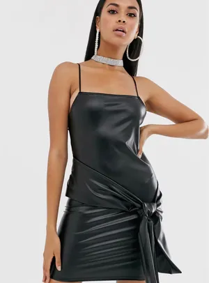 ASOS Leather Dress thumbnail 2