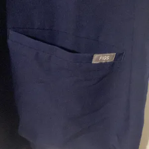 Figs Technical Collection 3 Pockets Women’s Size XL Blue Scrub Top thumbnail 2