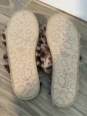 Secret Treasures Brown Multi-Tone Faux Fur Slide Slippers thumbnail 4