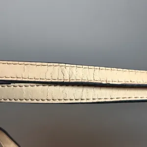 Guess Black White Stripe Tote‎ Bag Beige Trim Interior Leopard Print thumbnail 6