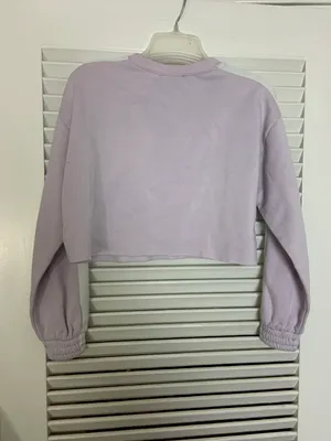 MD Light Purple Crop Top Dance Sweater thumbnail 2