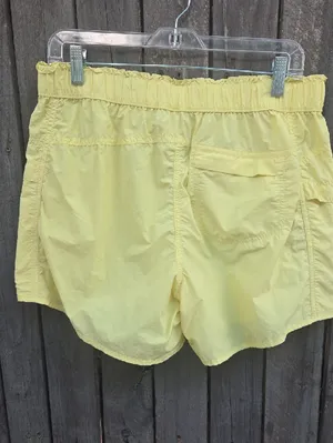 FP Movement by Free People Pale Yellow Athletic Shorts with Pockets thumbnail 3