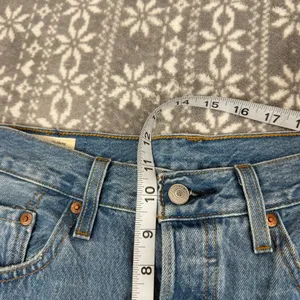 Levi's Premium Original Fit 501s Jeans Distressed Button Fly Blue Size‎ 27 x 30 thumbnail 11