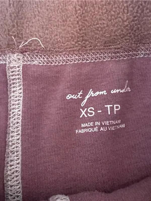 Out From Under Urban Outfitters Mauve Dusty Rose Flared Fleece Pants thumbnail 4