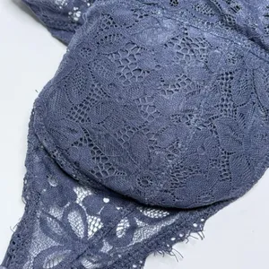 Aerie Navy Blue Lace Bralette Medium Criss Cross Adjustable Straps Coquette thumbnail 5