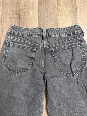 Hollister Women's Gray Wide-Leg Jeans thumbnail 3