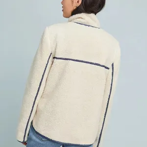 Anthropologie By  Piped Sherpa Jacket thumbnail 2