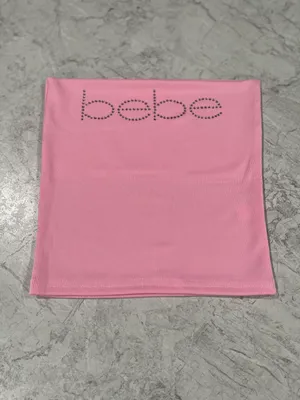 Bebe Pink Rhinestone Tube Top thumbnail 3