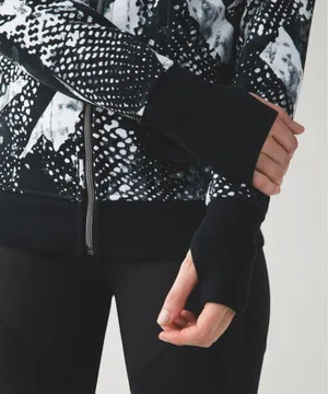 Lululemon Scuba Hoodie III Static Mist White Black thumbnail 3