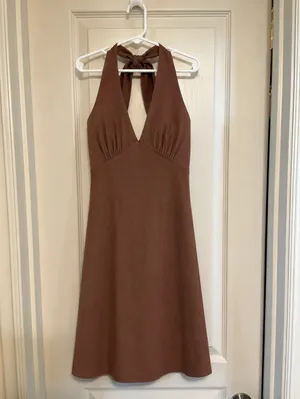 Billabong Brown Haltor Dress  thumbnail 2