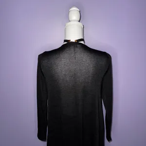 NEW LuLaRoe Long Black Open Front Cardigan thumbnail 12