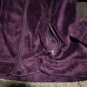 Womens XL Free Country Cozy Heather Plum Purple Butter Pile Fleece ZipUp Jacket thumbnail 7