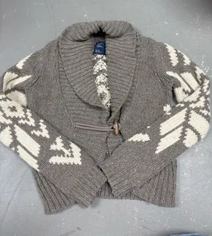 American Eagle Outfitters Y2K Gray Nordic Grandmacore Womens XL thumbnail 1