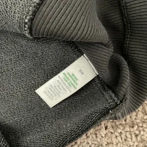 AE® American Eagle Puff‎ Sleeve Cropped Sweatshirt Charcoal Grey M M thumbnail 5