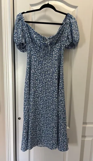 Shein Maxi Dress Floral thumbnail 1